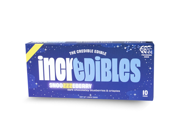 incredibles Snoozzzeberry THC Chocolate Bar with CBN
